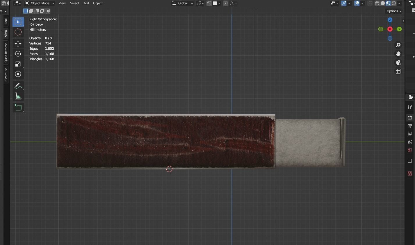 Game ready asset matchbox Low-poly 3D model_3