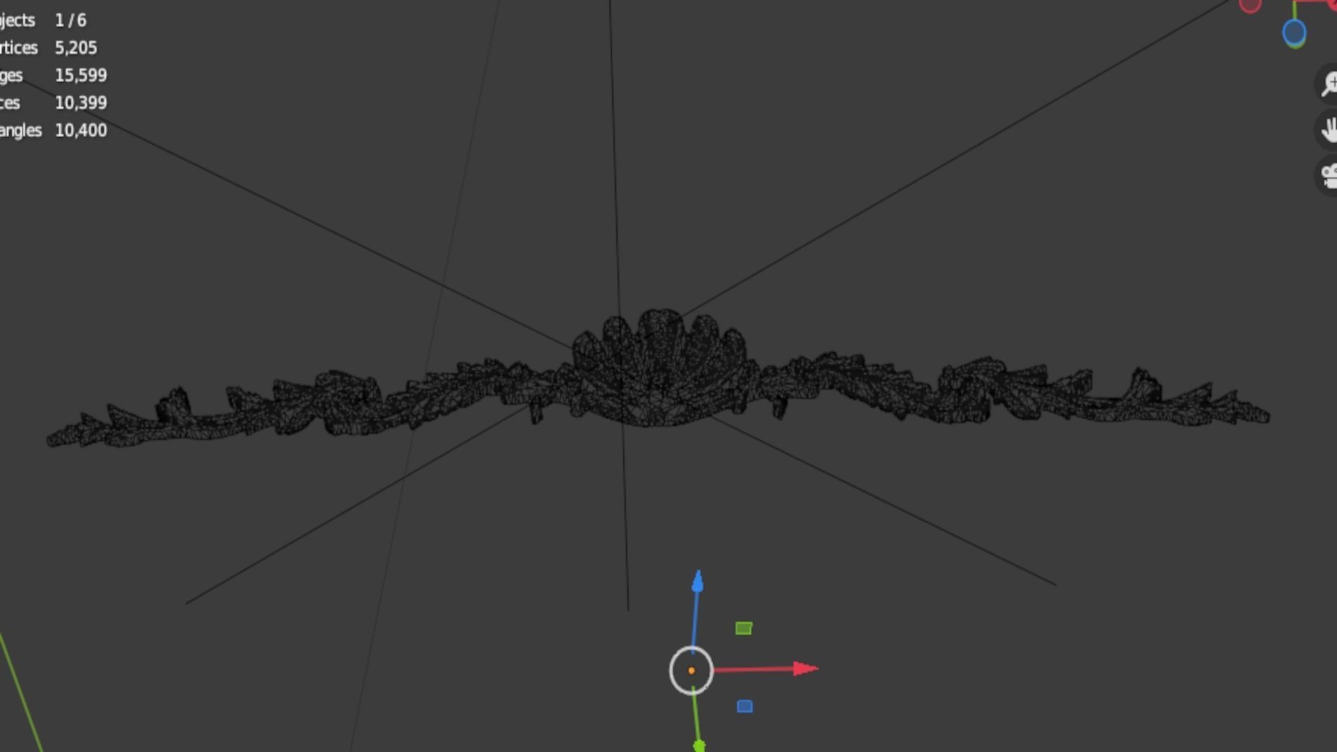 Classic carved decor ornament 388  3D model_6