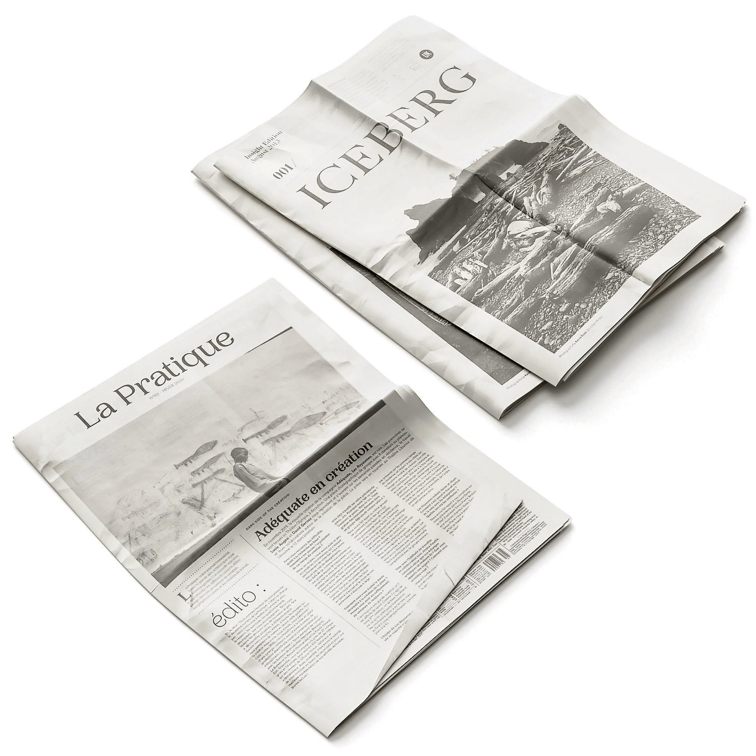 Newspapers 3D model_1