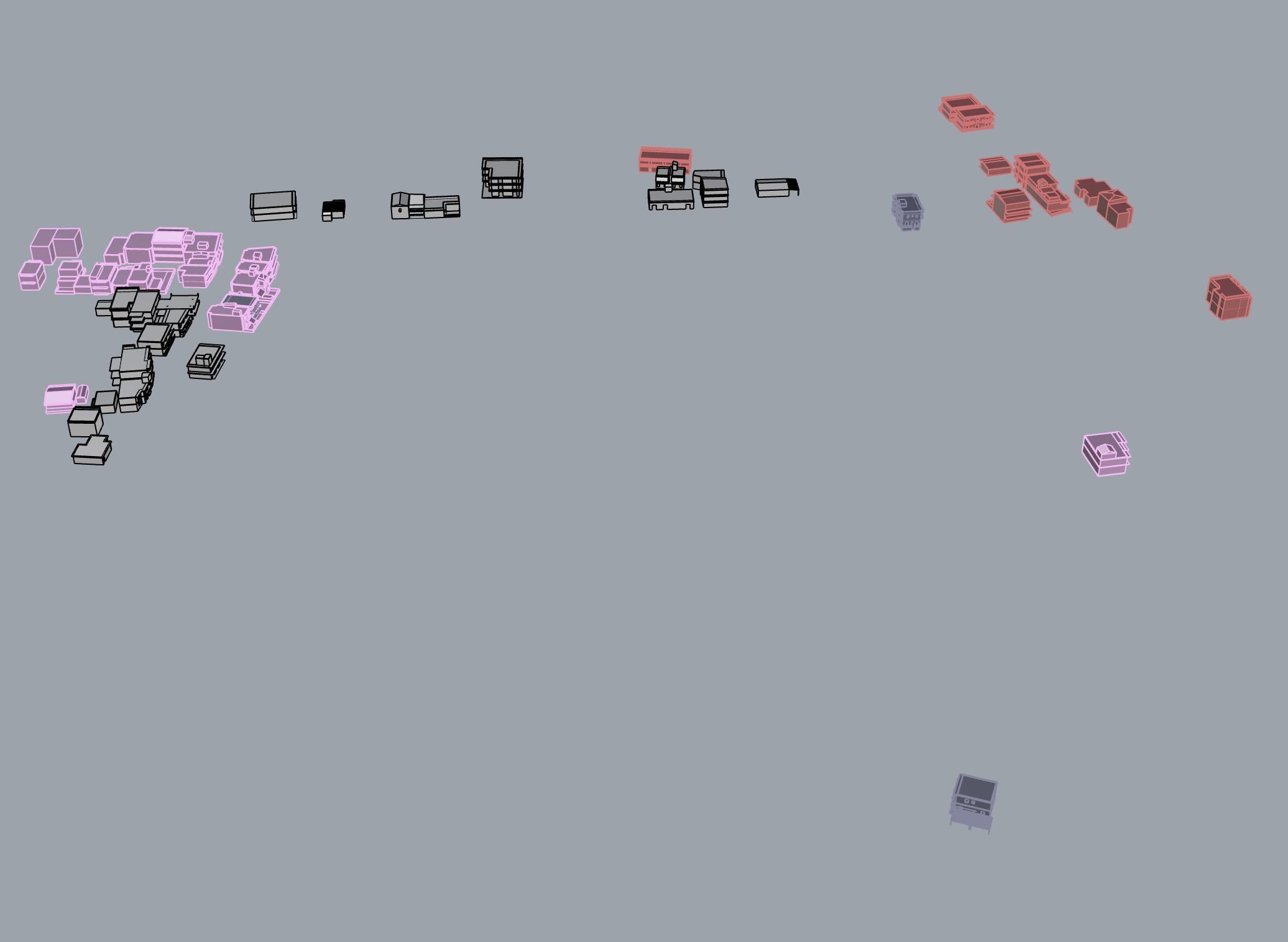 A bunch of houses and neighborhoods 3D model_7