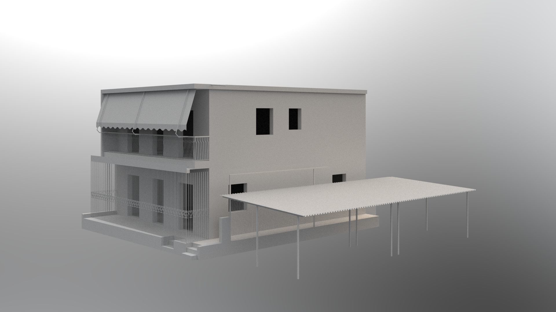 A bunch of houses and neighborhoods 3D model_2