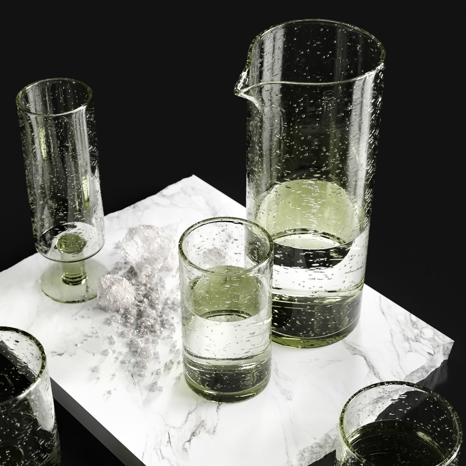 through glass 3D model_1
