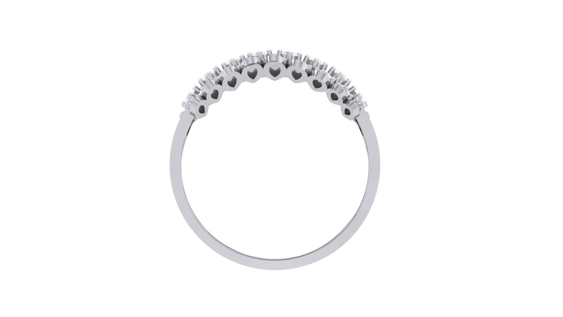 Diamond Head Cocktail Ring 3dm stl details 3D print model_10