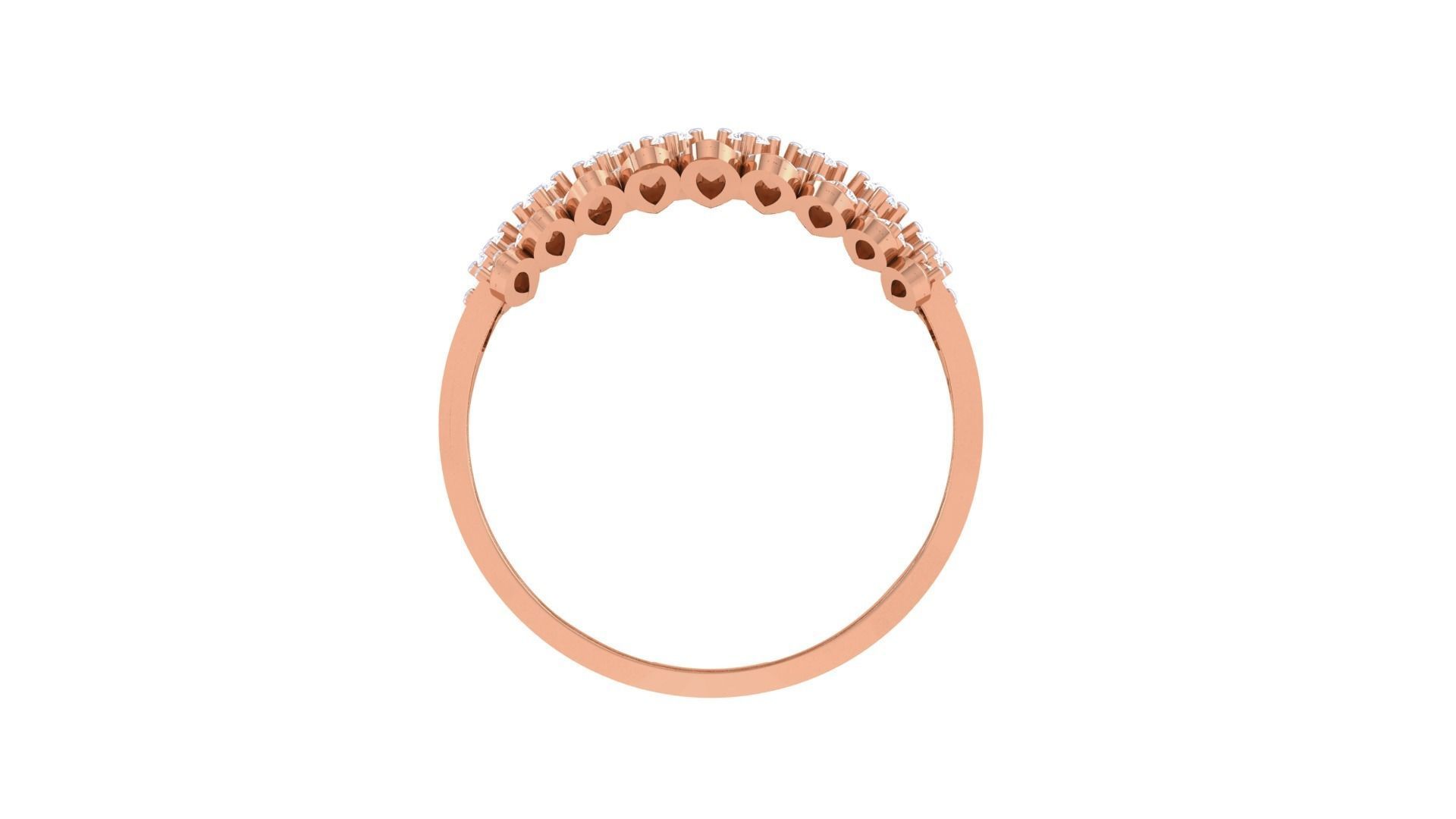 Diamond Head Cocktail Ring 3dm stl details 3D print model_12