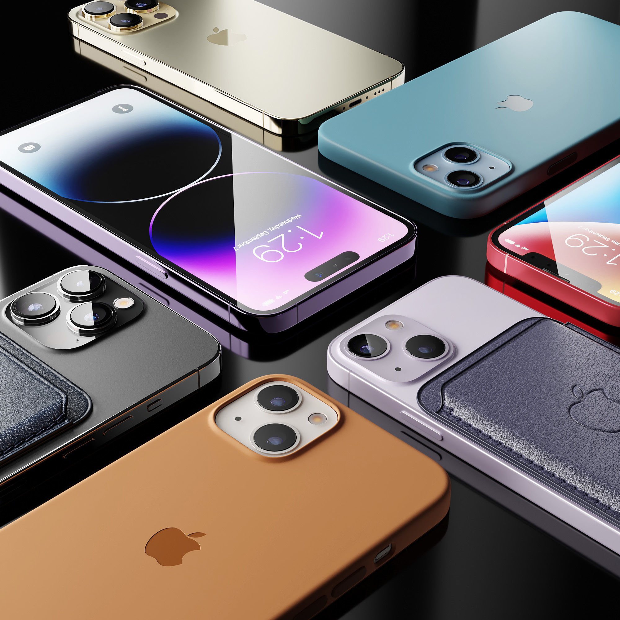 Apple iPhone 14 3D model_4