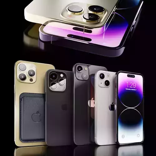Apple iPhone 14 3D model