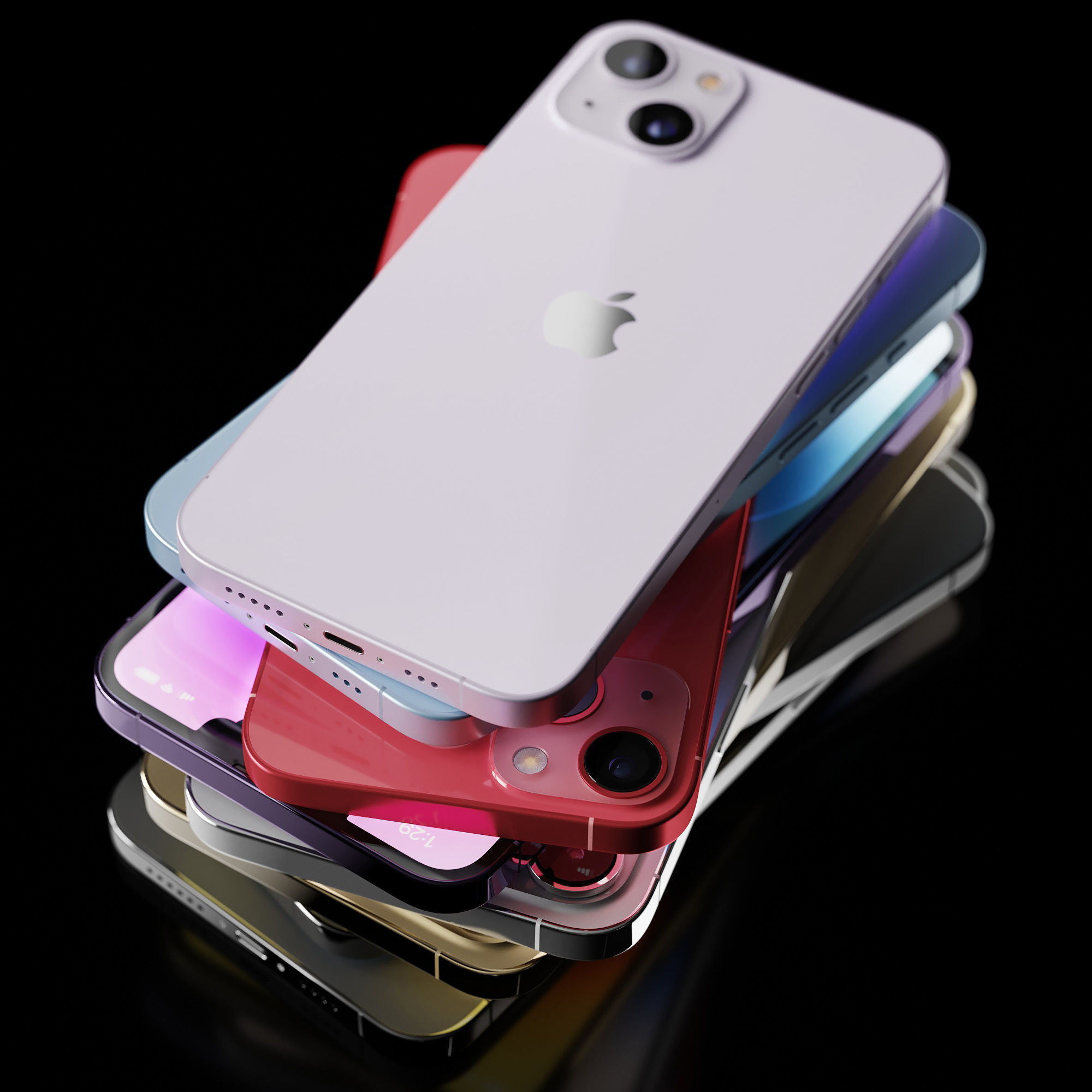 Apple iPhone 14 3D model_1
