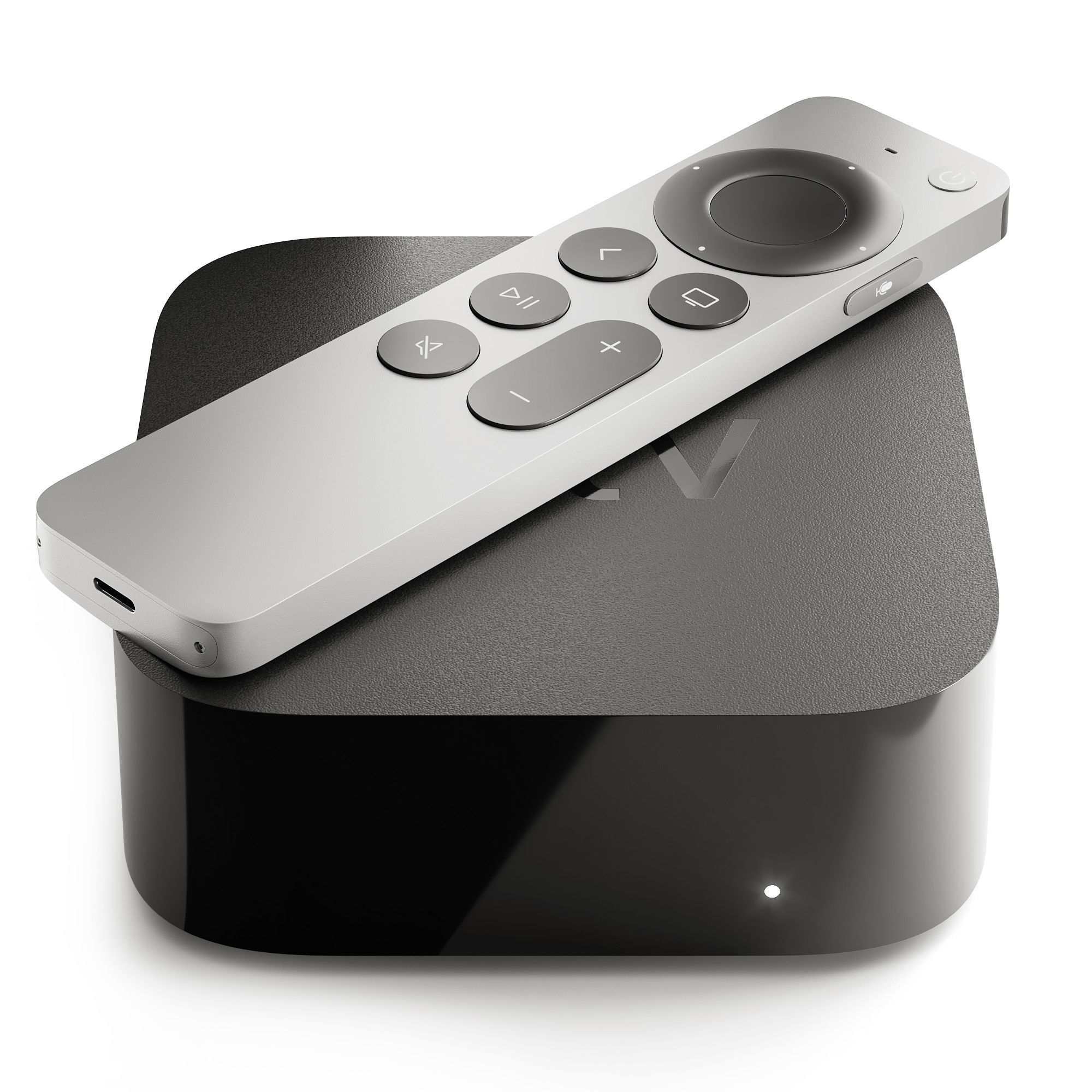 Apple TV collection 3D model_1
