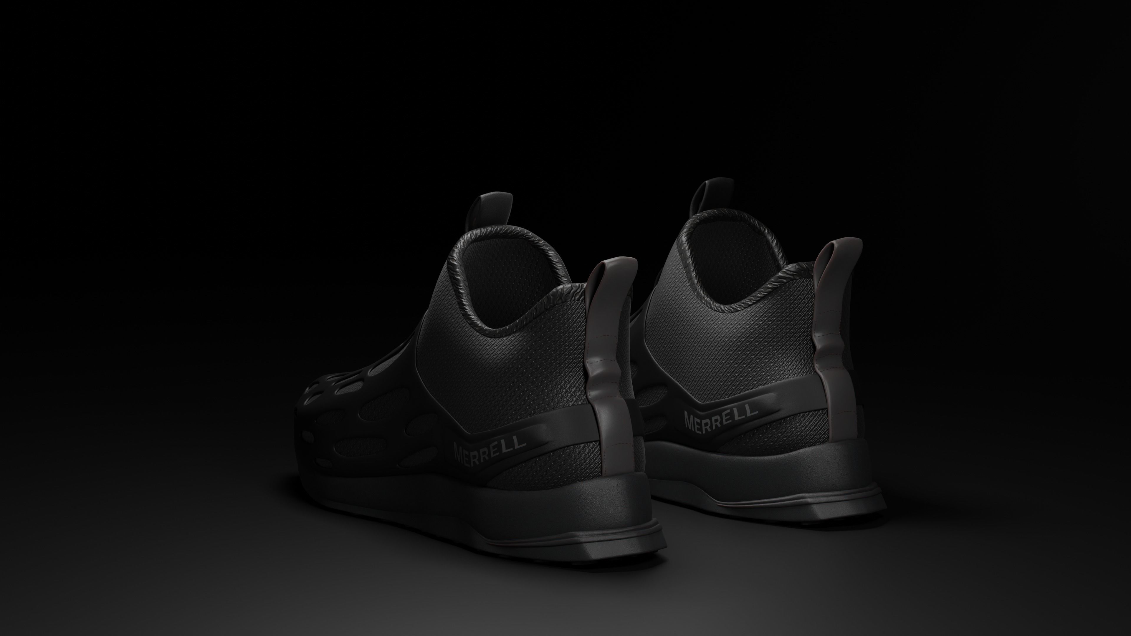 Shoes - Merrell - Hydro Runner Mid GORE-TEX 3D model_2