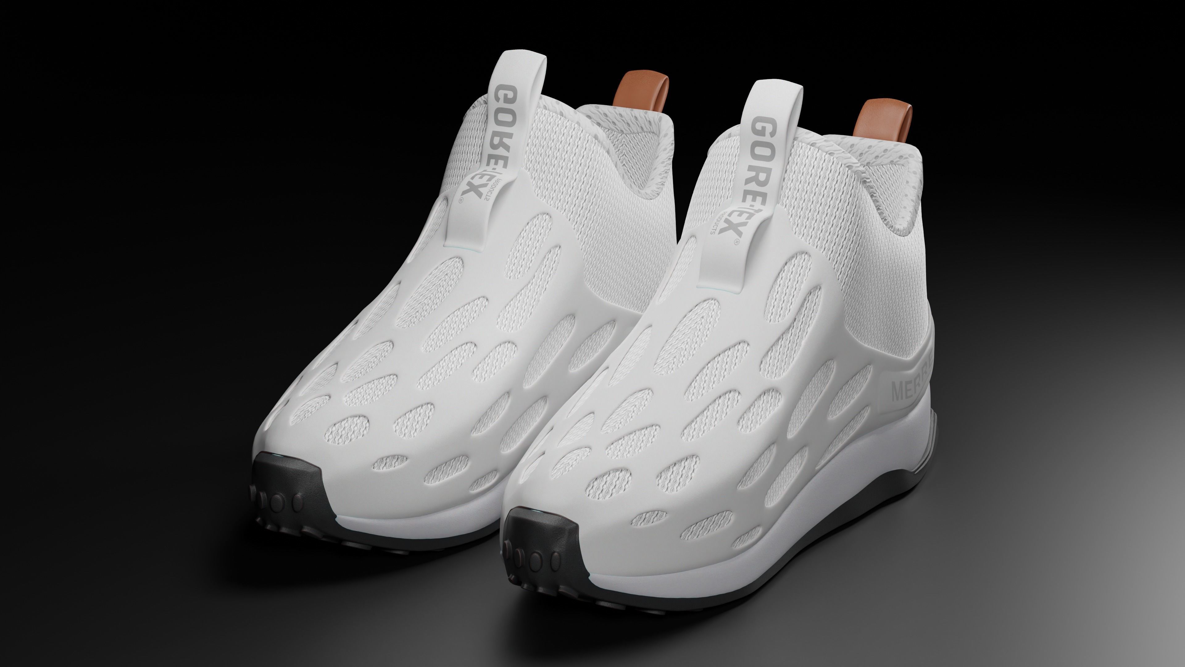 Shoes - Merrell - Hydro Runner Mid GORE-TEX 3D model_2