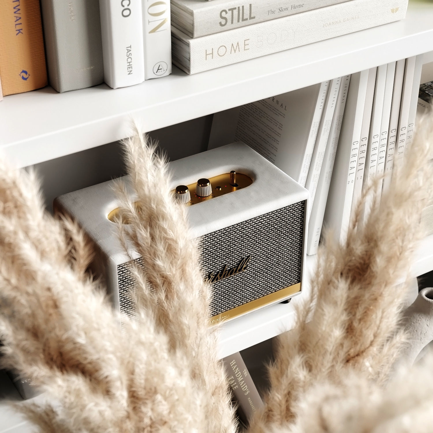 White shelves 3D model_1