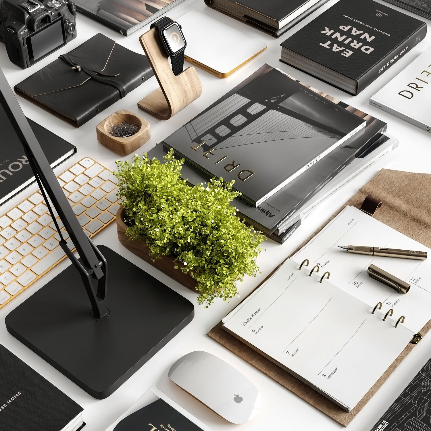 Workspace Orange 3D model_8