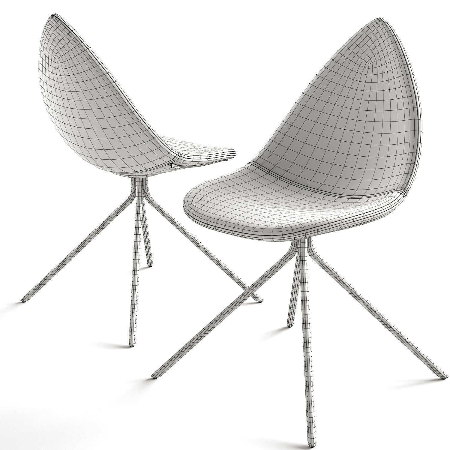 Workspace Orange 3D model_11