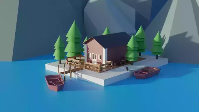 Low poly Island