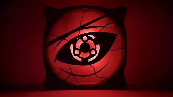 Madara Uchiha Mangekyou Sharingan PC fan cover