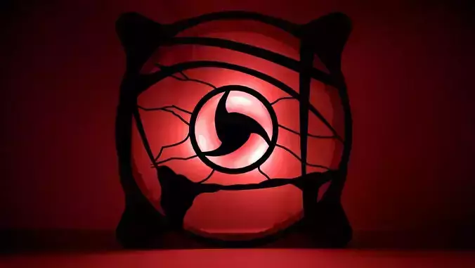 Itachi Uchiha Mangekyou Sharingan PC fan cover