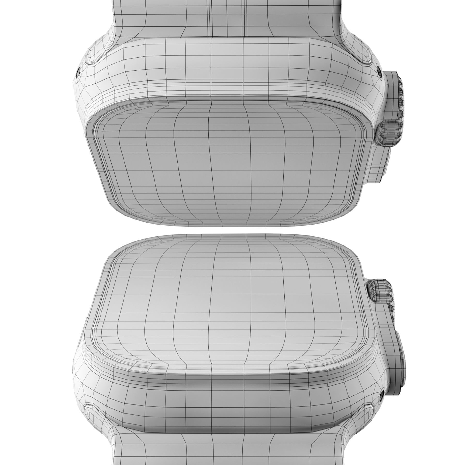 Apple Watch  Ultra White Ocean Band 3D model_12