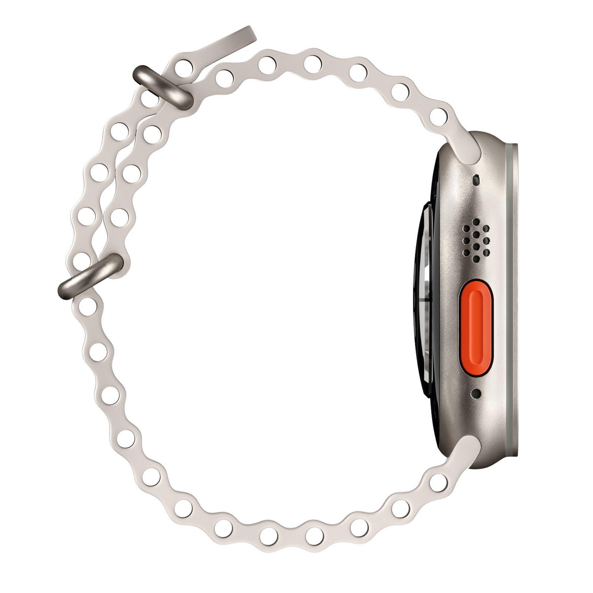 Apple Watch  Ultra White Ocean Band 3D model_7