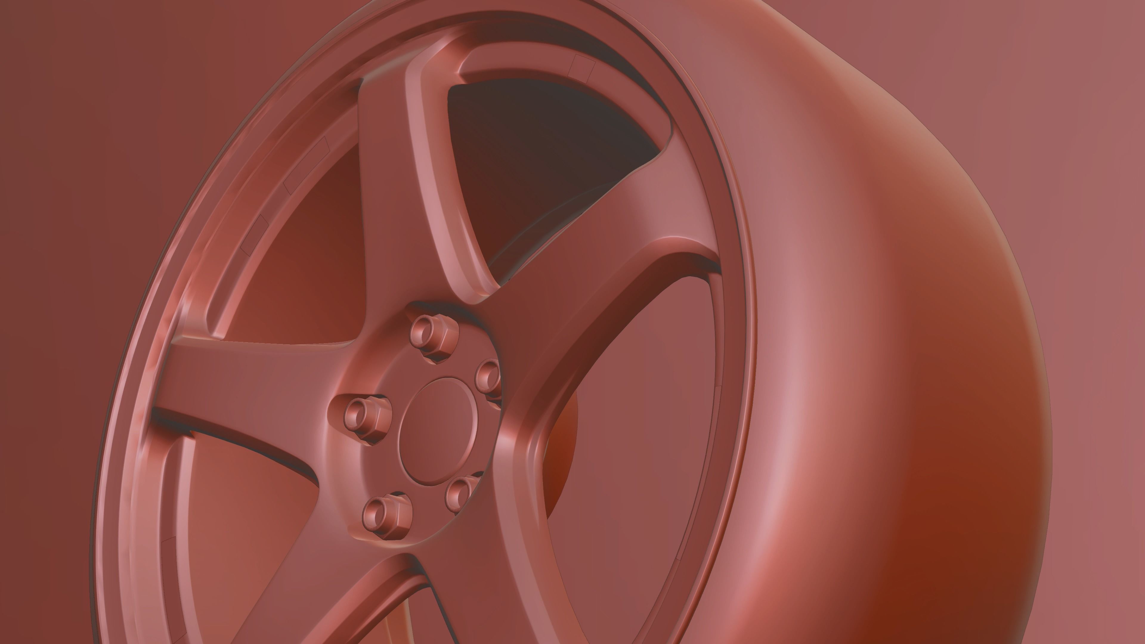 Enkei PF05 Anime Prototype Low-poly 3D model_8