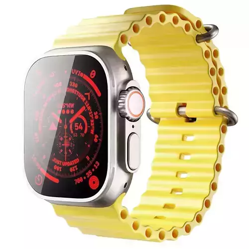 Apple Watch Ultra Yellow Ocean Band