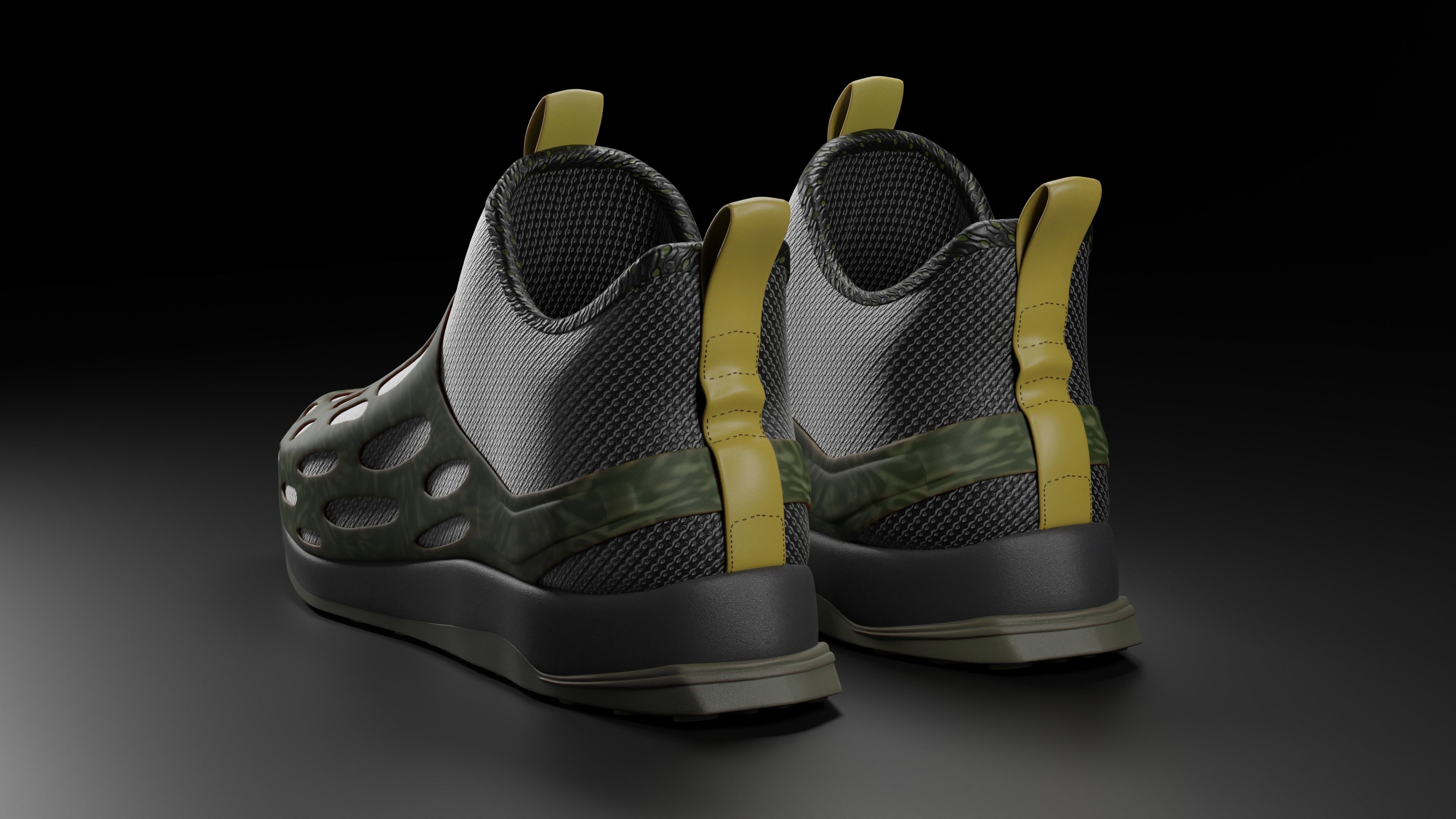 Shoes - Merrell - Hydro Runner Mid GORE-TEX 3D model_3