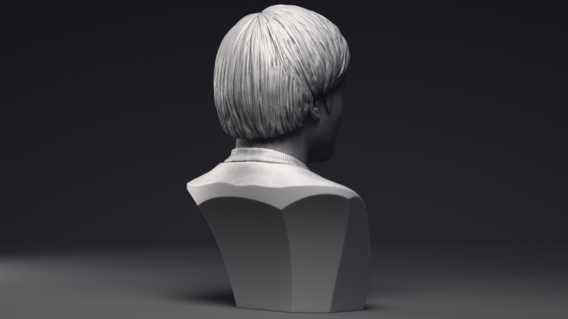 Walter Koenig as Pavel Chekov Bust Printable 3D Model 3D print model_22