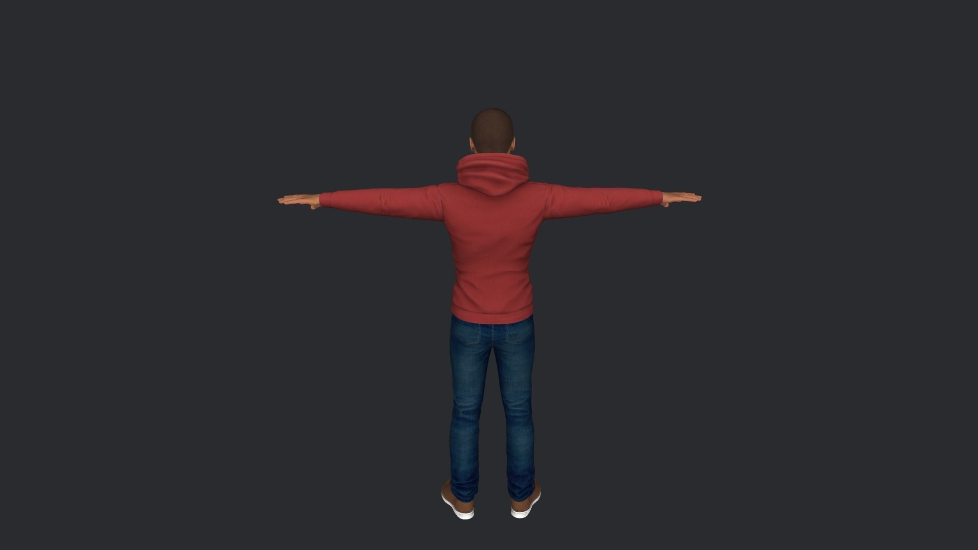 Shikhar Dhawan Hyper Realistic Full Body Rigged Character 3D model_15