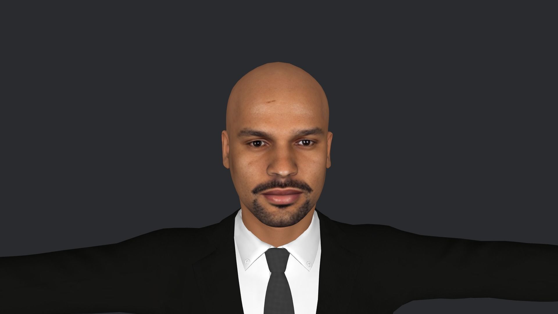 Shikhar Dhawan Hyper Realistic Full Body Rigged Character 3D model_21