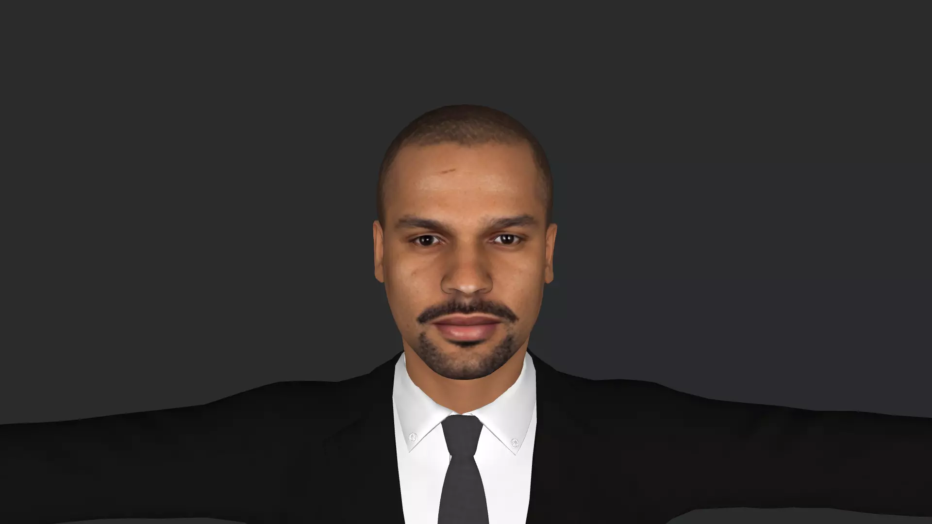 Shikhar Dhawan Hyper Realistic Full Body Rigged Character 3D model_0