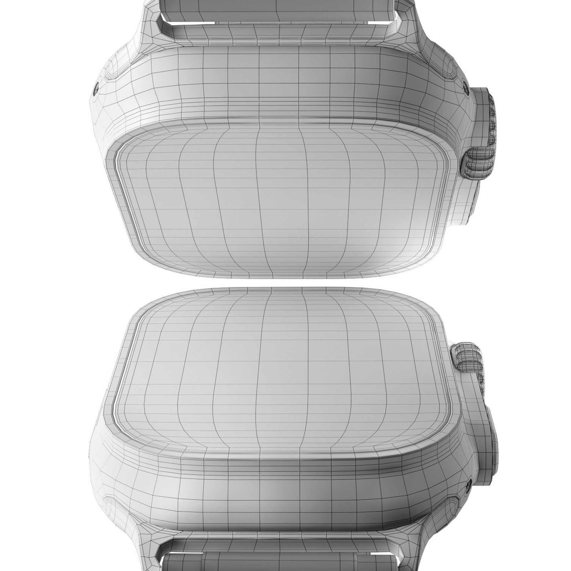 Apple Watch Ultra Orange Alpine Loop 3D model_10