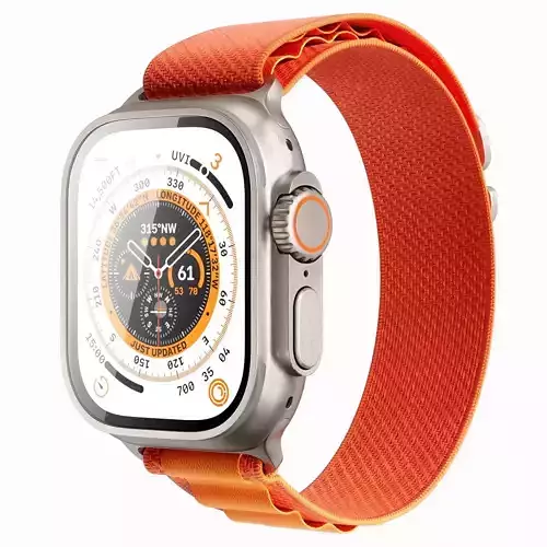 Apple Watch Ultra Orange Alpine Loop