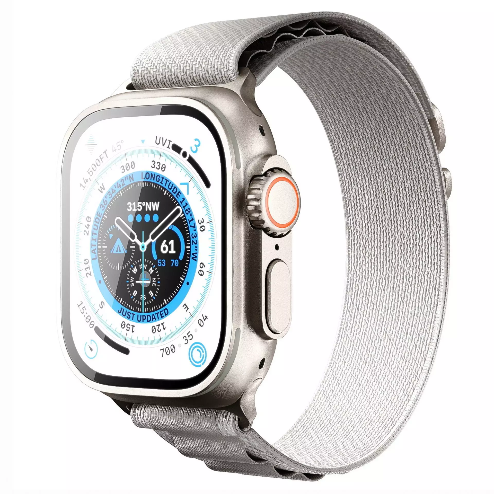 Apple Watch Ultra Starlight Alpine Loop 3D model