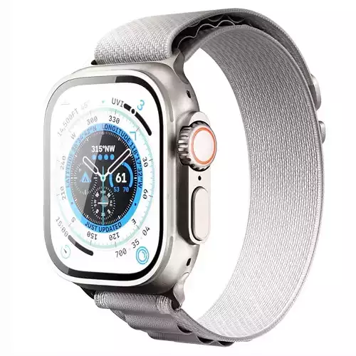 Apple Watch Ultra Starlight Alpine Loop