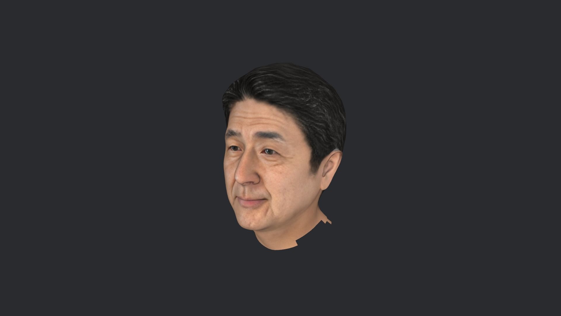 Shinzo Abe Hyper Realistic Full Body Rigged Character 3D model_29