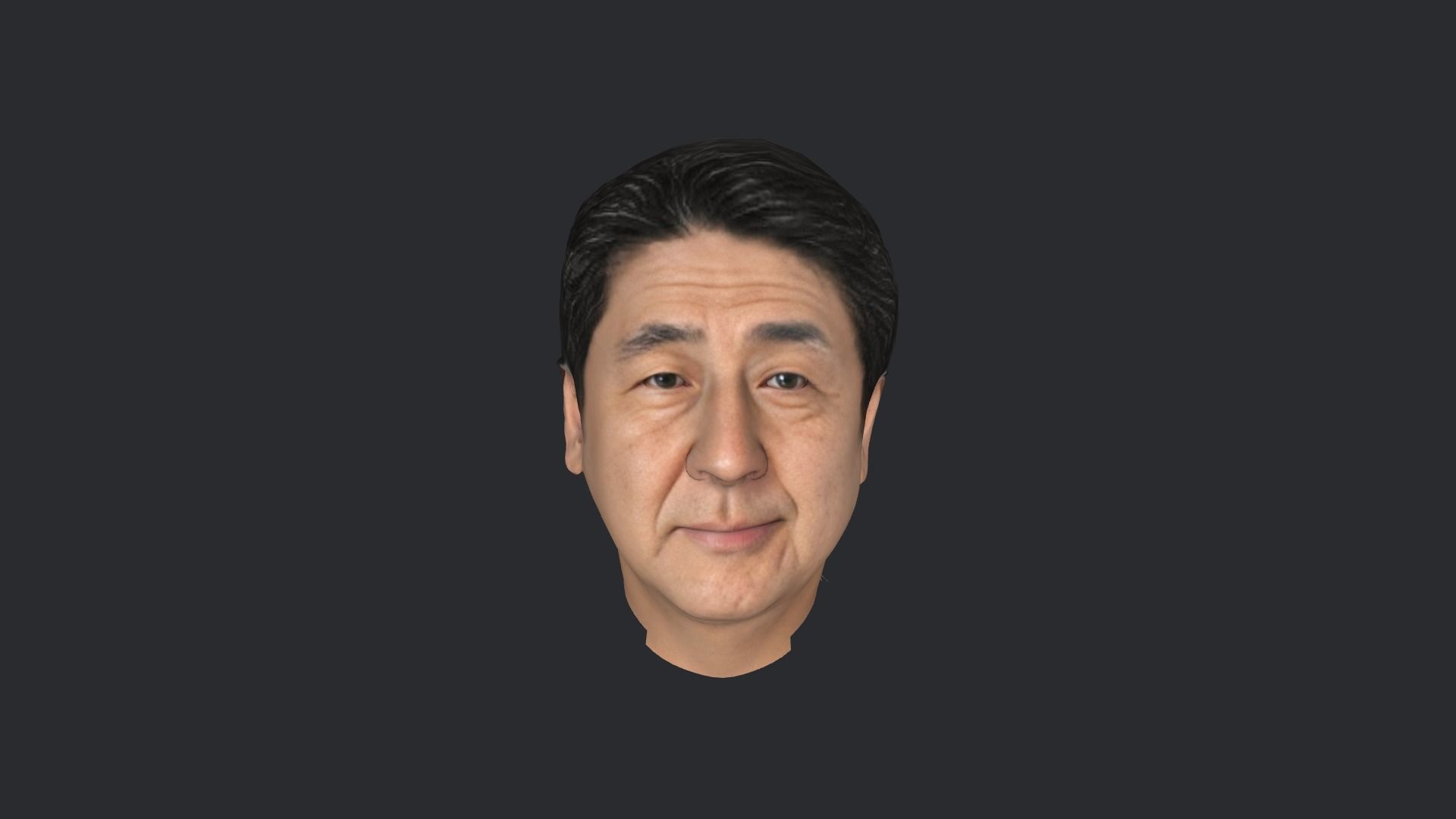 Shinzo Abe Hyper Realistic Full Body Rigged Character 3D model_28