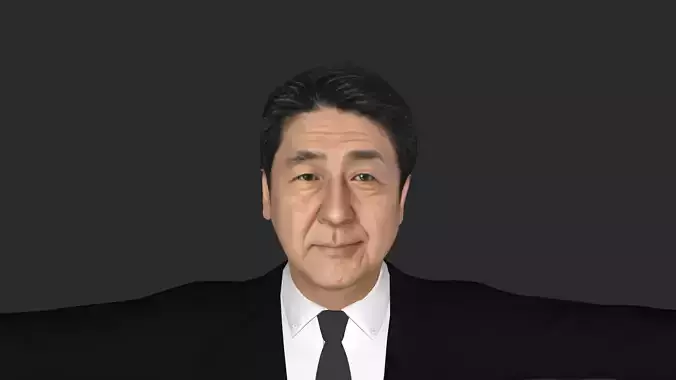 Shinzo Abe Hyper Realistic Full Body Rigged Character