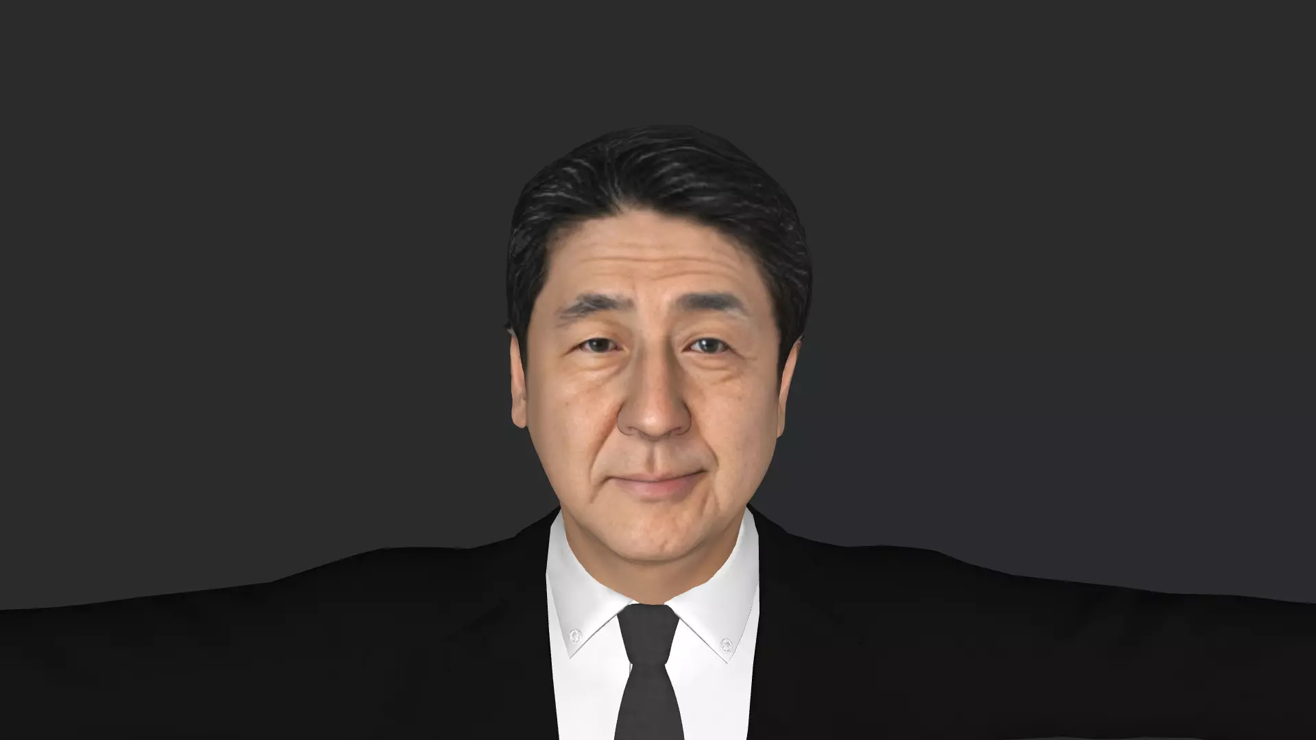 Shinzo Abe Hyper Realistic Full Body Rigged Character 3D model_0
