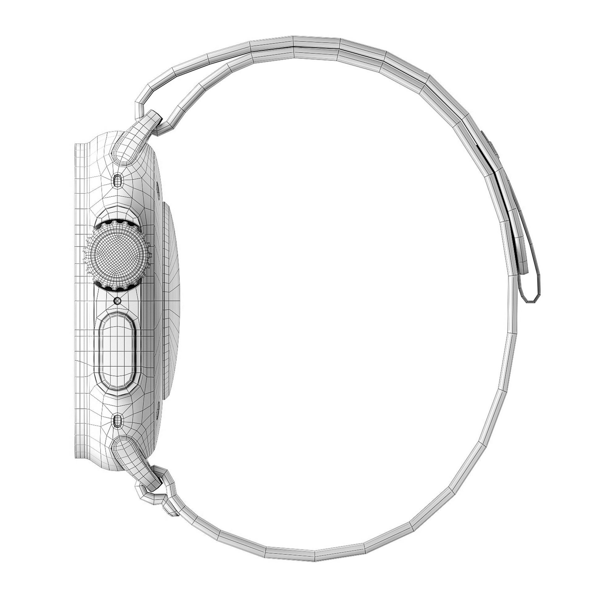 Apple Watch Ultra YellowBeige TrailLoop 3D model_12