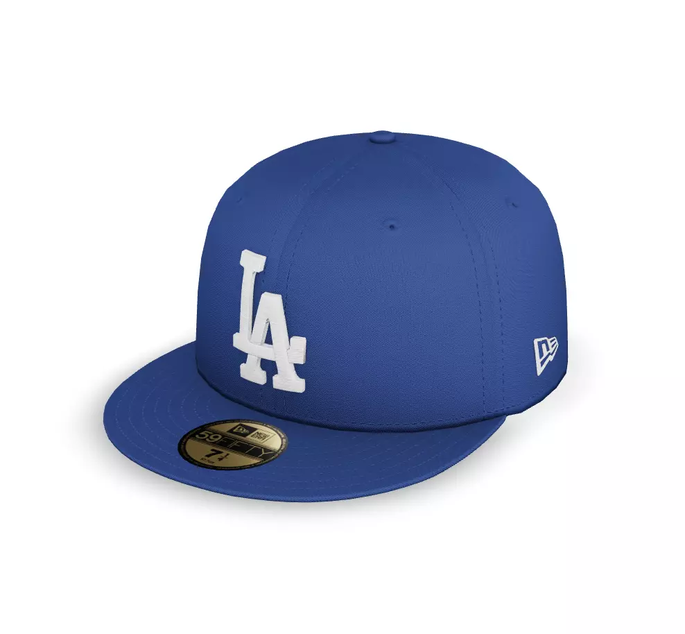 Los Angeles Dodger New Era Baseball Cap Low-poly 3D model