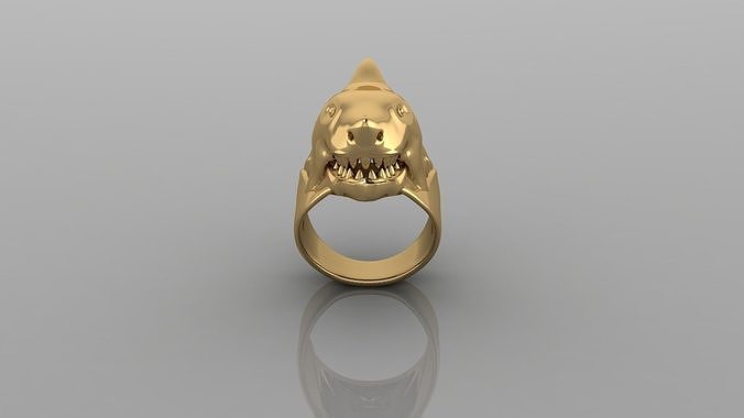 Shark Ring 3D print model