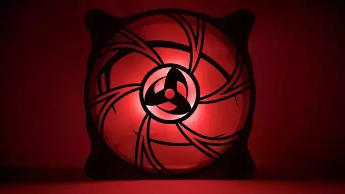 Obito Uchiha Mangekyou Sharingan PC fan cover