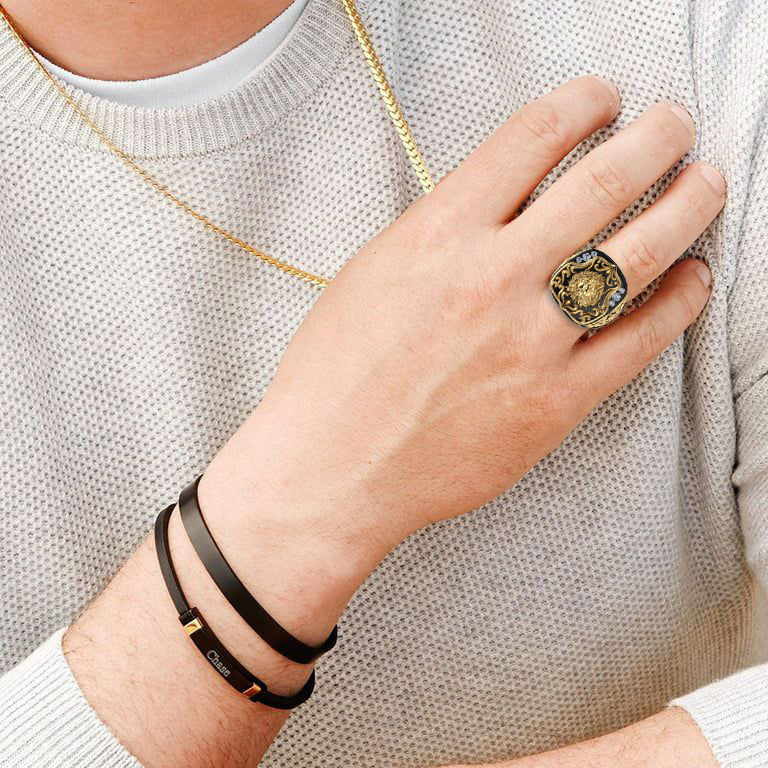 Lion Ring 3D print model_4