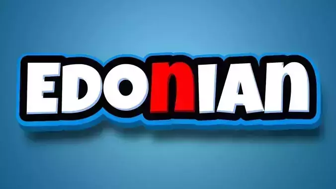 Edonian Low-poly 3D model