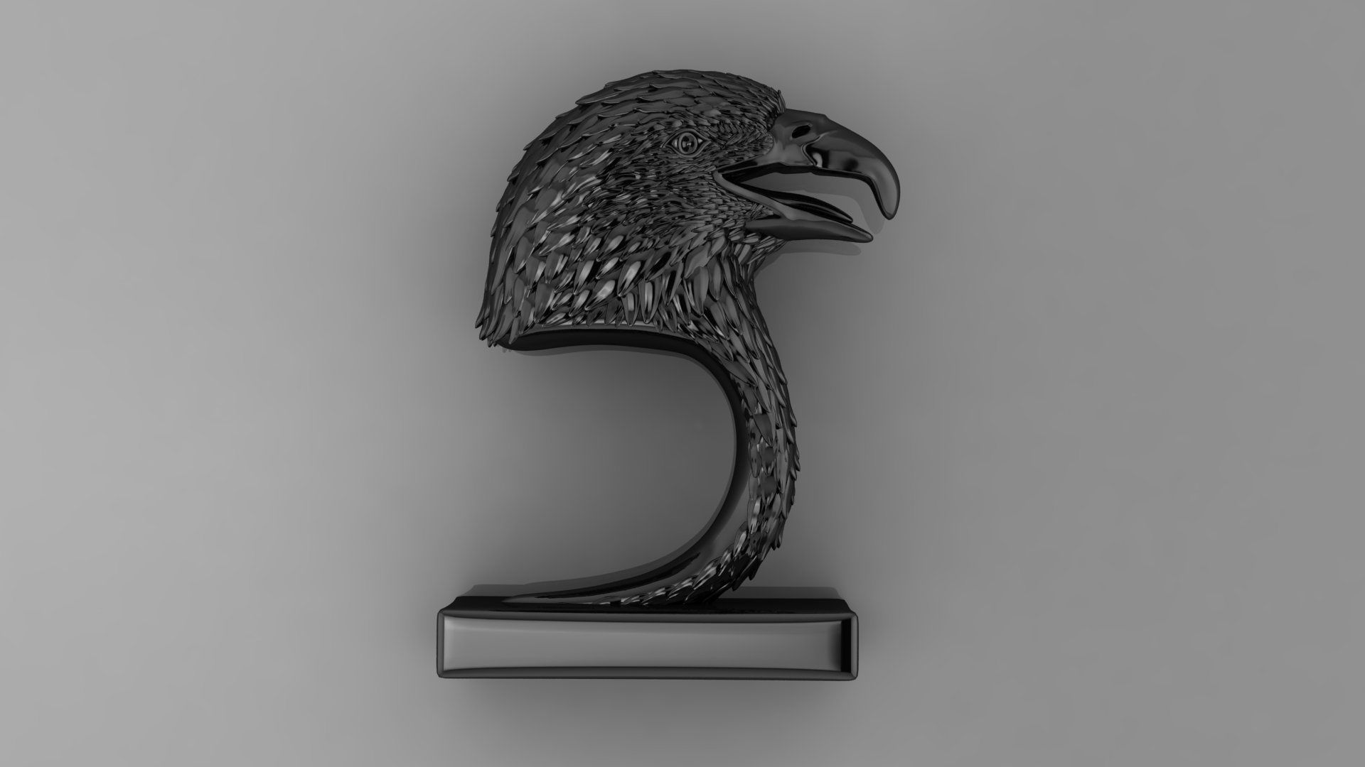 Pendants Eagle 3D print model_2
