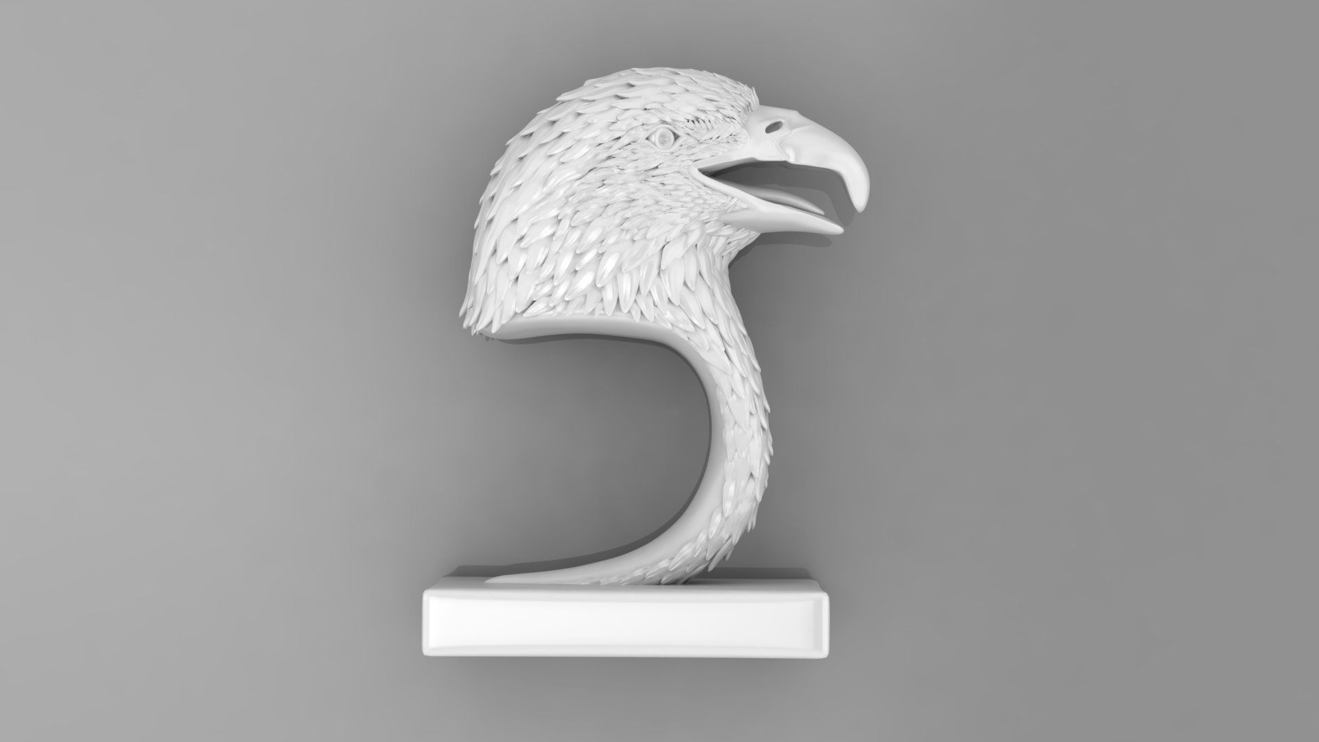 Pendants Eagle 3D print model_3