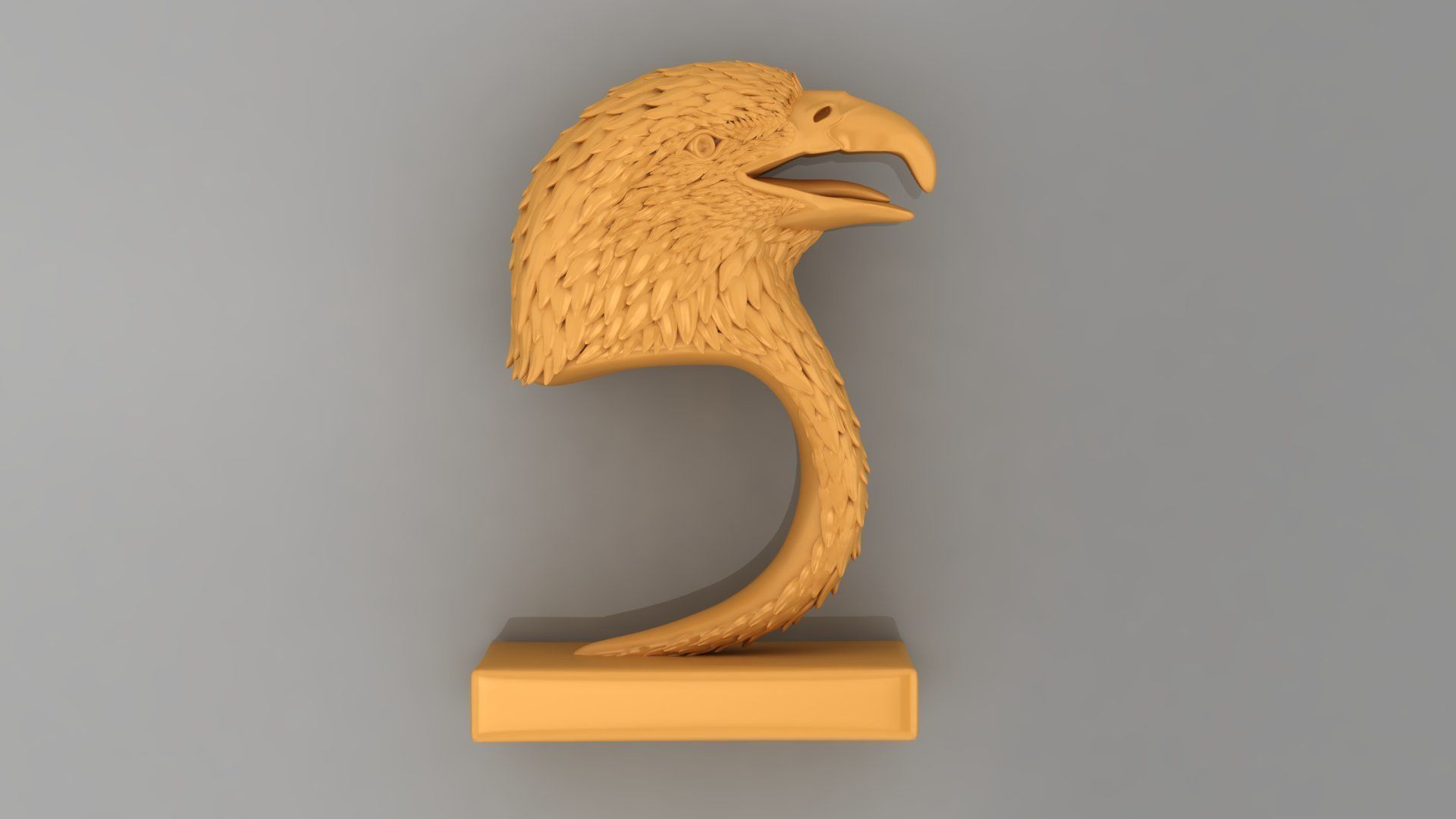 Pendants Eagle 3D print model_4