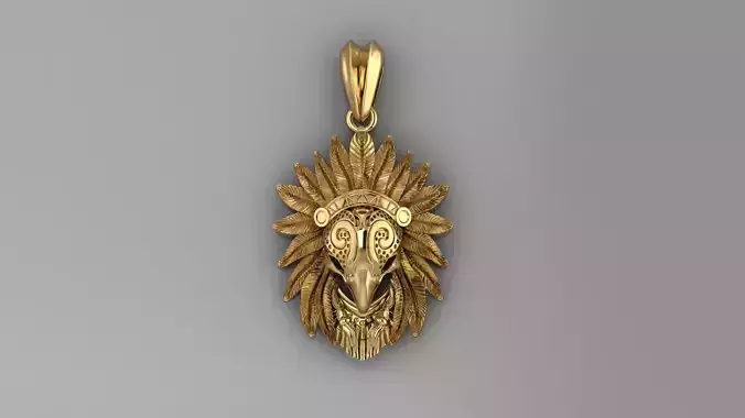 Pendant Ghost Head