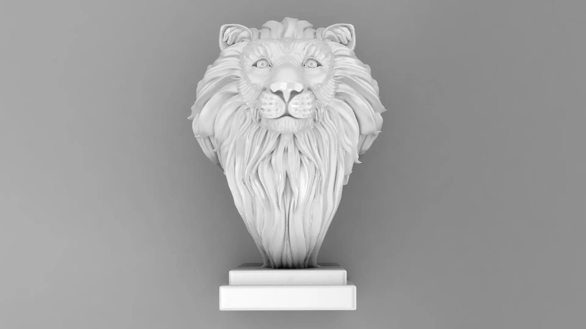 Pendent Lion 3D print model_0