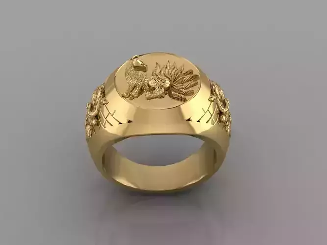 9-Tailed Fox Ring