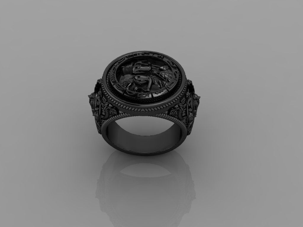 Men Ring 3D print model_7